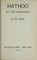 Cover image for Hathoo of the elephants