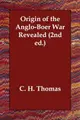 Cover image for Origin of the Anglo-Boer War Revealed