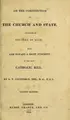 Cover image for On the constitution of the church and state