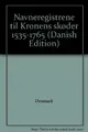 Cover image for Navneregistrene til Kronens skøder 1535-1765.