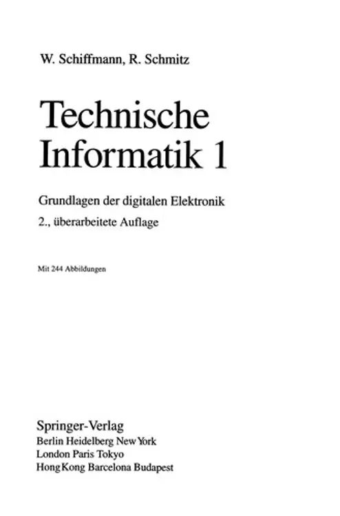 Technische Informatik 1: Grundlagen der digitalen Elektronik cover