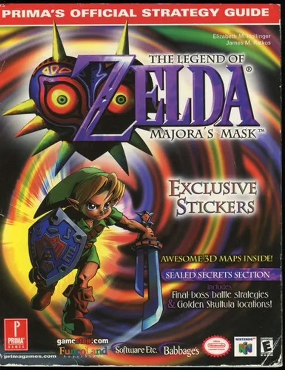 The Legend of Zelda: Majora's Mask, Official Strategy Guide cover