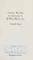 Cover image for Family names in Australia & New Zealand