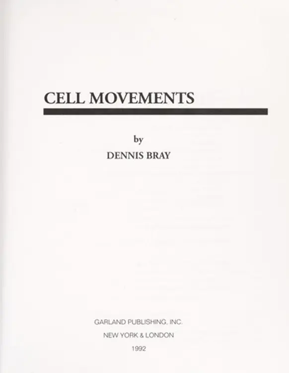 Cell movements cover