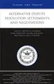Cover image for Alternative Dispute Resolutions Settlements and Negotiations