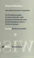 Cover image for Das stellvertretende Commodum