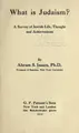 Cover image for What is Judaism?