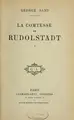 Cover image for La comtesse de Rudolstadt