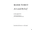 Cover image for Mark Tobey, art and belief
