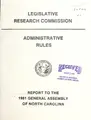 Cover image for Administrative rules