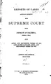 Cover image for Reports of Cases Argued and Determined in the Supreme Court of the District ...