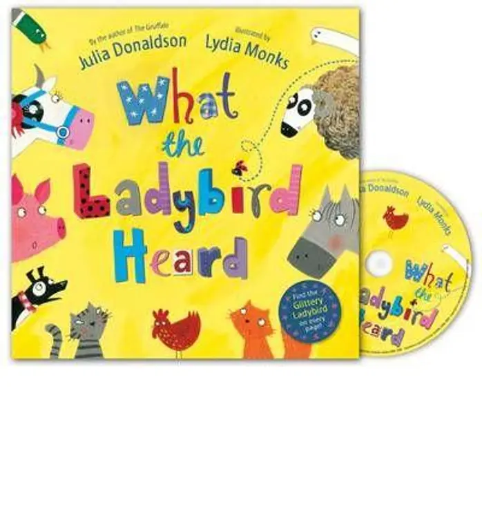 What the Ladybird Heard Book and CD cover