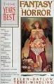 Cover image for The Year's best fantasy and horror