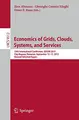 Cover image for Economics of Grids, Clouds, Systems, and Services
