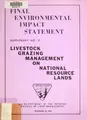 Cover image for Livestock grazing management on national resource lands