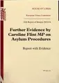 Cover image for Further evidence by Caroline Flint MP on asylum procedures