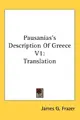 Cover image for Pausanias's Description Of Greece V1