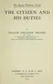 Cover image for The citizen and his duties
