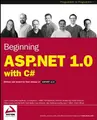 Cover image for Beginning ASP.NET 1.0 with C#