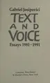 Cover image for Text and voice