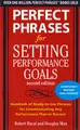 Cover image for Perfect phrases for setting performance goals