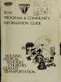Cover image for BLM program & community information guide