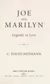 Cover image for Joe and Marilyn