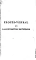 Cover image for Procès-verbal de la Convention nationale