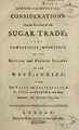 Cover image for Candid and impartial considerations on the nature of the sugar trade