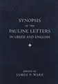 Cover image for Synopsis of the Pauline Letters in Greek and English