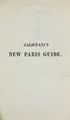 Cover image for Galignani's new Paris guide