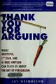 Cover image for Thank you for arguing