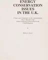 Cover image for Energy conservation issues in the U.K.
