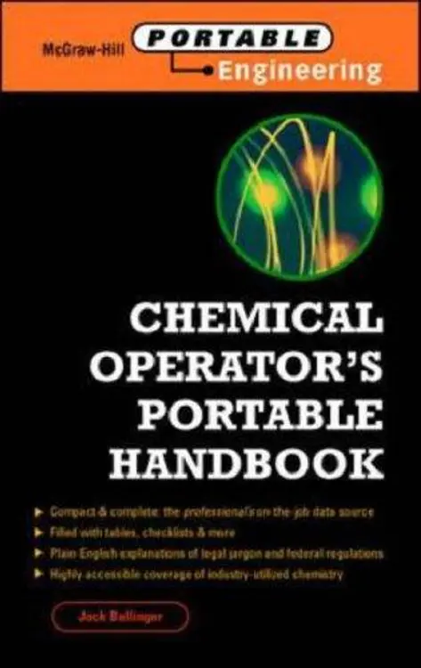 Chemical Operator's Portable Handbook cover