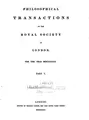 Cover image for Philosophical Transactions of the Royal Society of London