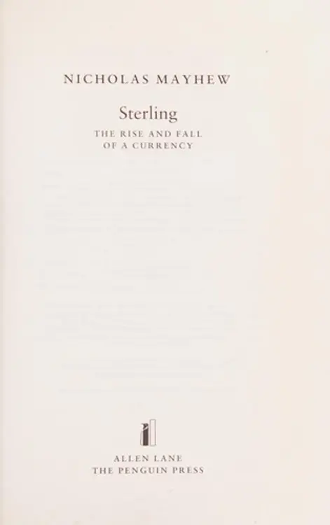 Sterling: the rise and fall of a currency cover