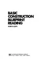 Cover image for Basic construction blueprint reading