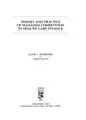 Cover image for Theory and practice of managed competition in health care finance