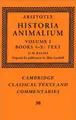 Cover image for Aristotle: Historia Animalium, Vol. I: Books I-X