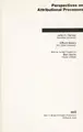 Cover image for Perspectives on attributional processes
