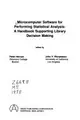 Cover image for Microcomputers for Library Decision Making