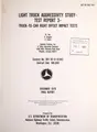 Cover image for Light truck aggressivity study