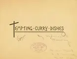 Cover image for Tempting curry dishes.