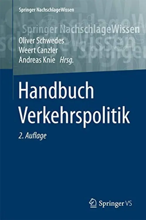 Handbuch Verkehrspolitik cover