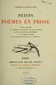 Cover image for Petits poèmes en prose