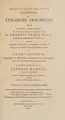 Cover image for Disputatio medica inauguralis de cynanche tracheali ...