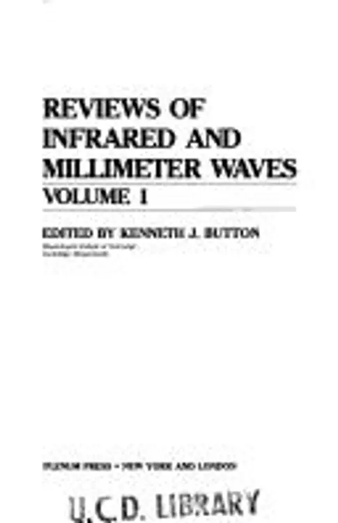 Reviews of infrared and millimeter waves cover