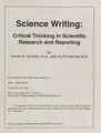 Cover image for Science Writing