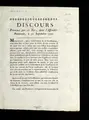 Cover image for Discours prononce  par le roi, dans l'Assemble e nationale, le 30 septembre 1791