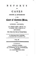 Cover image for Reports of Cases Argued and Determined in the Court of Common Pleas: And Other Courts, from ...